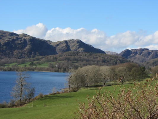 View of Coniston Lake from Ruskin's Drawing Room Window